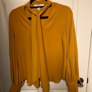 Forever 21 Yellow Dress Shirt